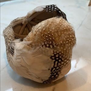 Feather fascinator - vintage